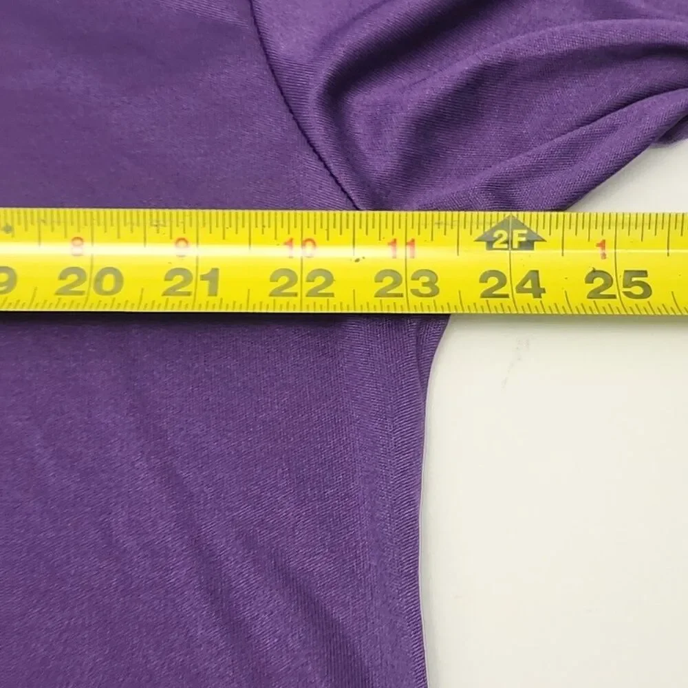 Minnesota Vikings Shirt 1/4 Zip Lightweight Women Plus Sz 1X Purple NFL Football